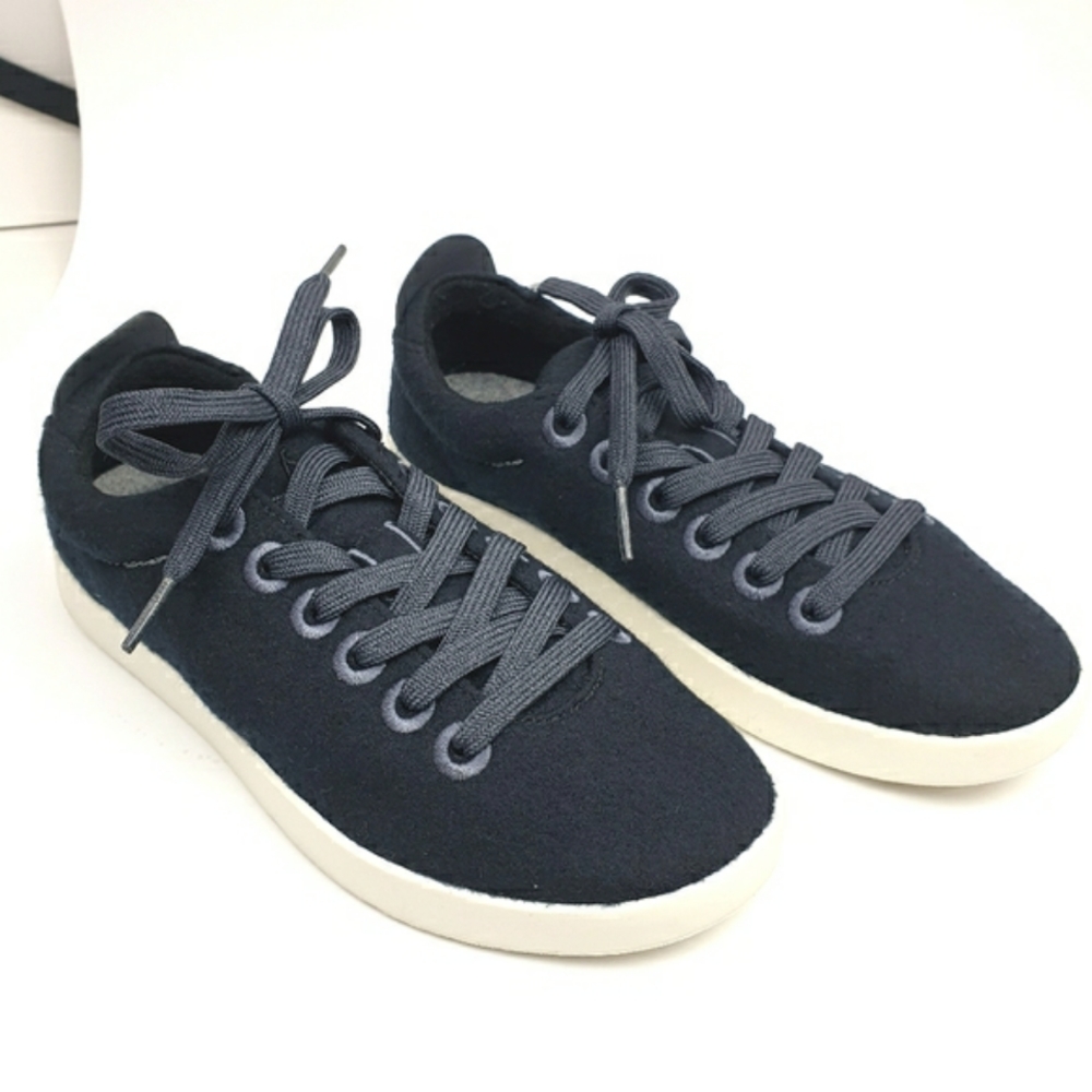 Allbirds Merino Wool Piper Sneakers classics true black lace-up low top  size 6
